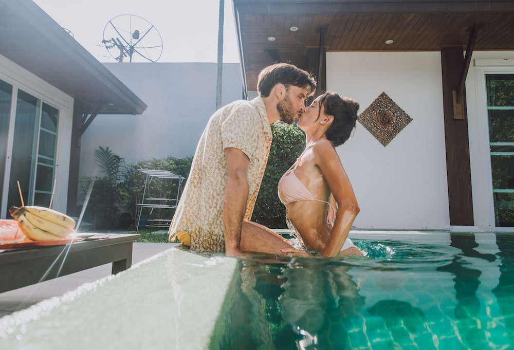 Sexe dans l eau