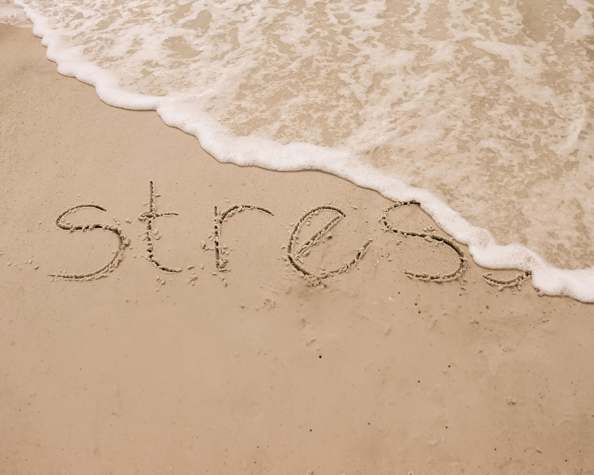 Waves washing away stress